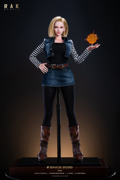 IDOL003 1/2 Ella Anime Silikon Figur Android 18