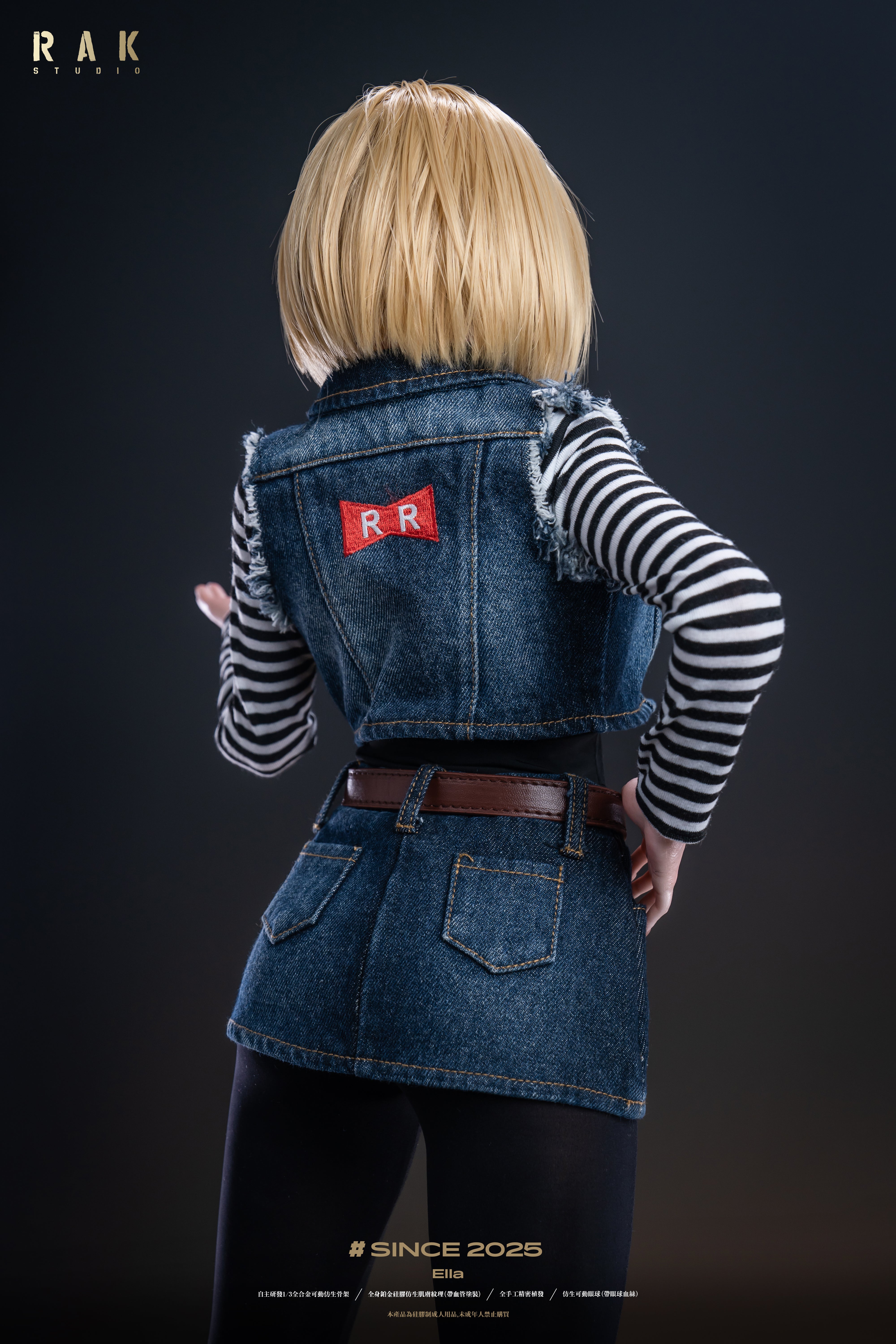 IDOL003 1/2 Ella Anime Silikon Figur Android 18