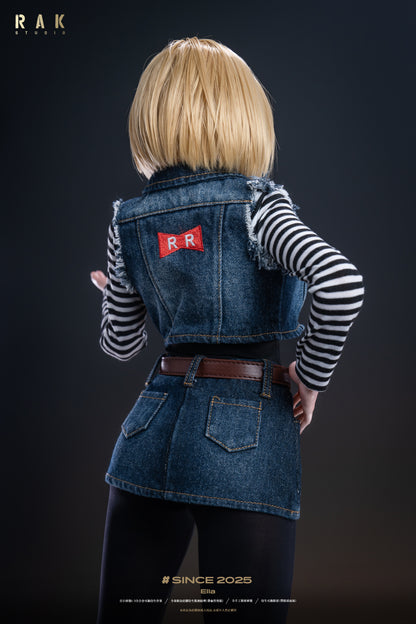 IDOL003 1/2 Ella Anime Silikon Figur Android 18