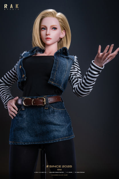 IDOL003 1/2 Ella Anime Silikon Figur Android 18