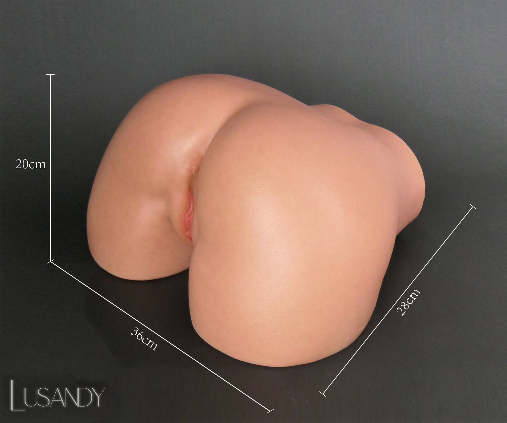 Lusandy Full Silicone Fantasy Torso Pleasure Love Hip LSD-T01